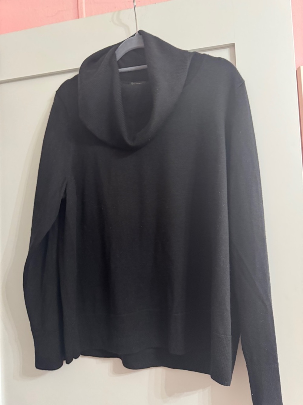 Talbots Black Cowl Neck Sweater